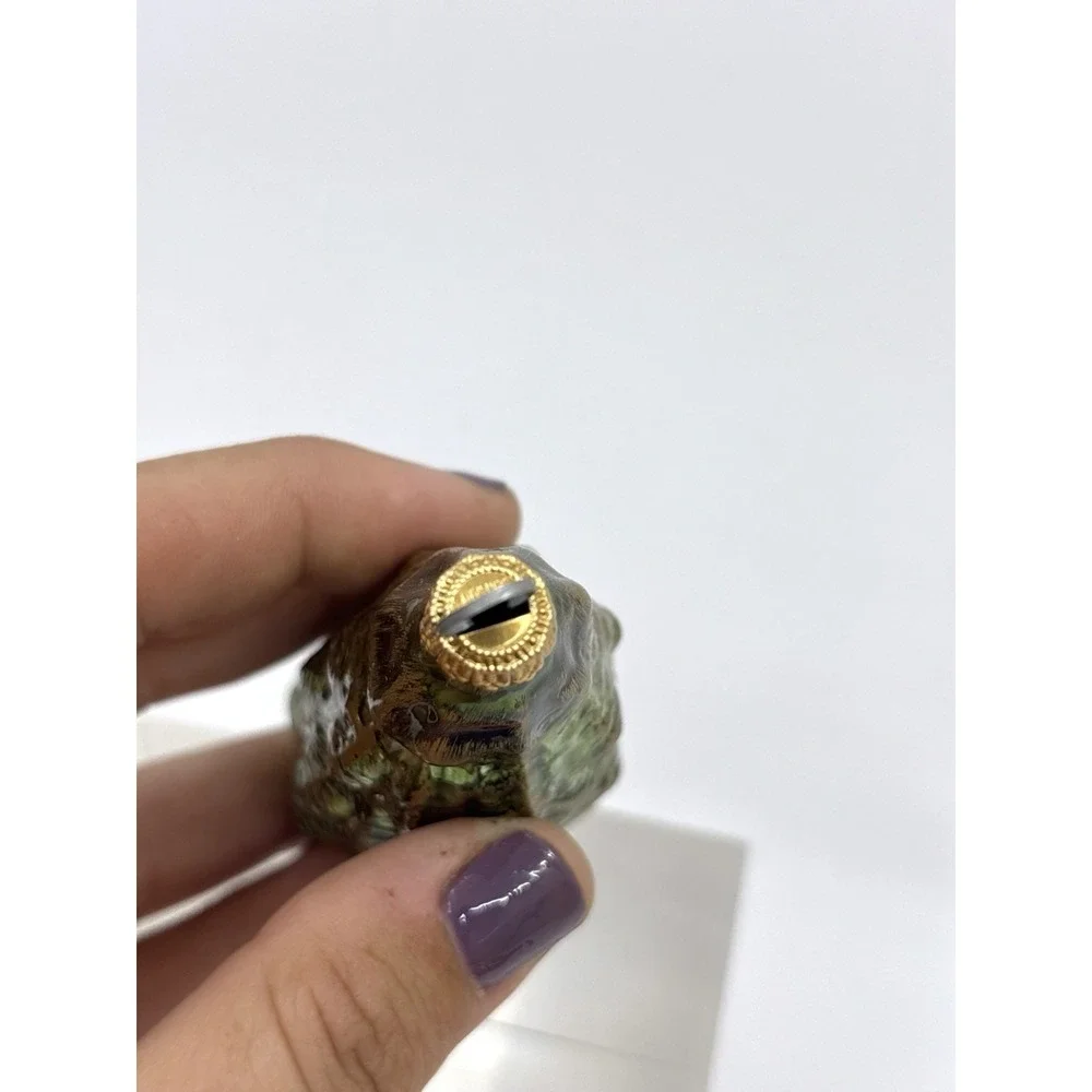 Vtg Hand Blown Fir Tree Glass Christmas Tree Ornament